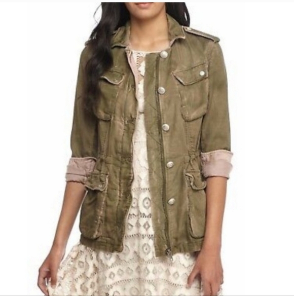 Free People Jackets & Blazers - FREE PEOPLE Military Jacket